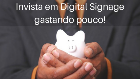 Iniciar uma rede de digital signage sem gastar muito dinheiro 1 mini